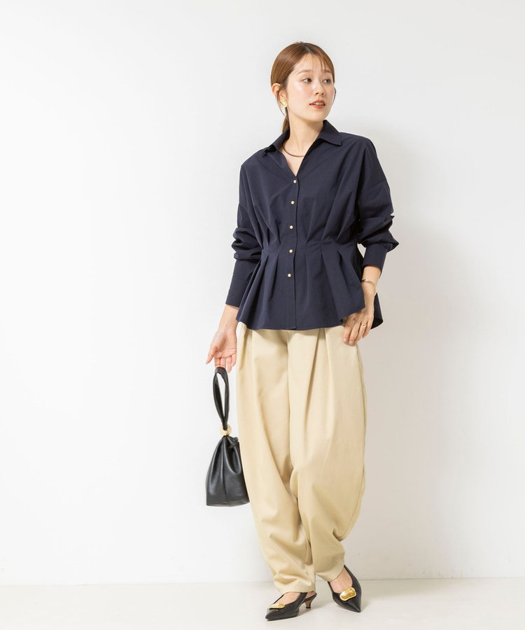 【WEB＆一部店舗限定カラー】ストレッチタフタスキッパータックシャツ