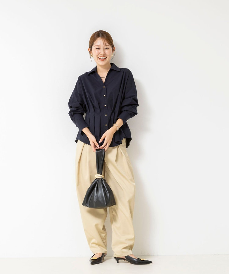 【WEB＆一部店舗限定カラー】ストレッチタフタスキッパータックシャツ
