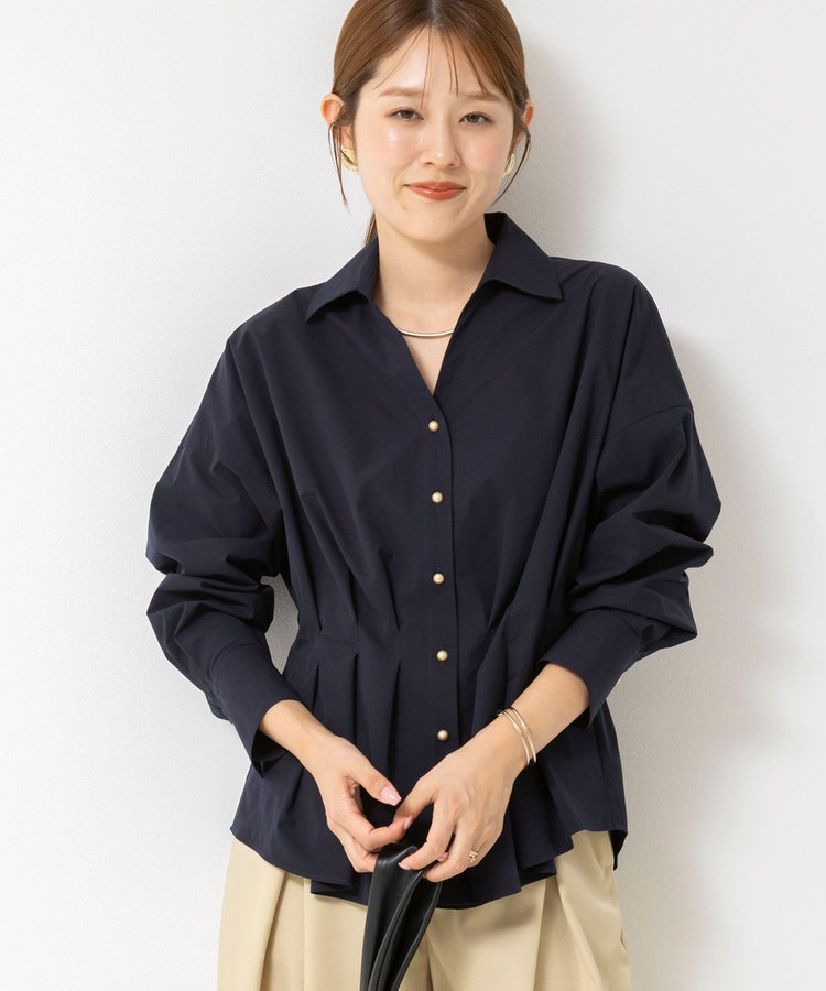 【WEB＆一部店舗限定カラー】ストレッチタフタスキッパータックシャツ