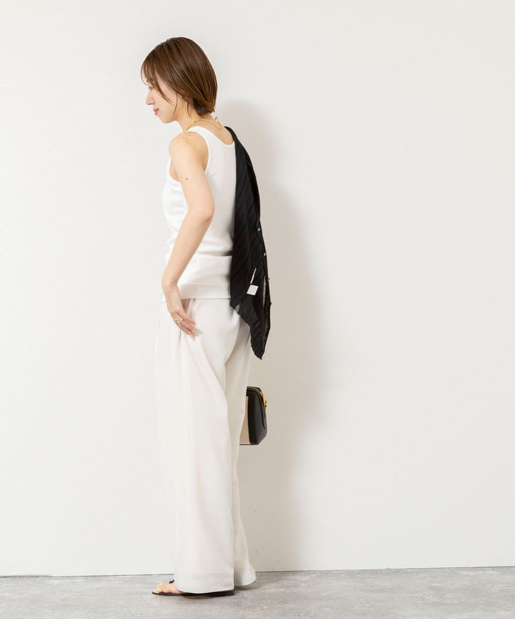 ［WEB限定 SPECIAL SALE！］ウォッシャブルカップ付きリブタンクトップ
