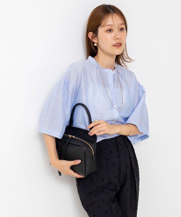 ウォッシャブル袖2ＷAYシアーブラウス