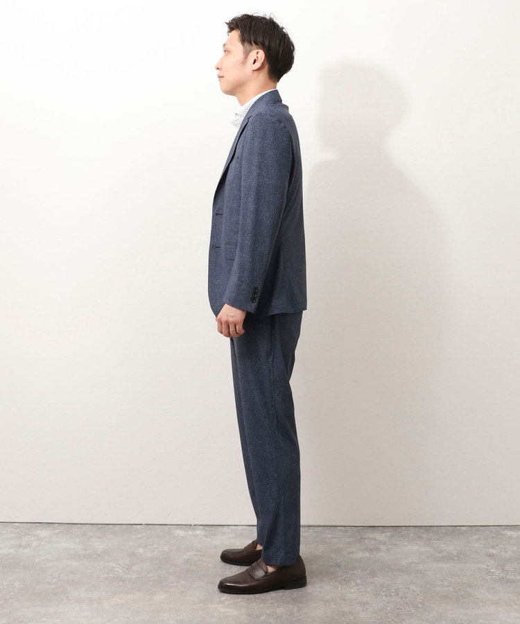 《ビジカジ/セットアップ対応》《接触冷感》4wayストレッチ　ジャケット