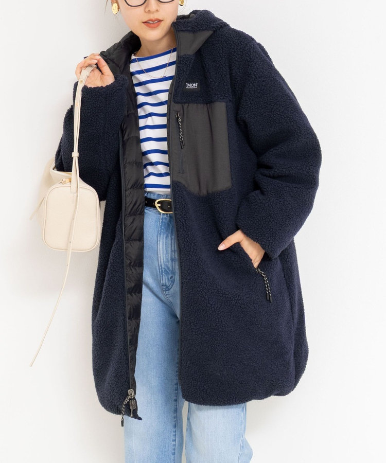 NOLLEY'S｜◇【WEB限定】【TAION/タイオン】別注ボア×ダウン