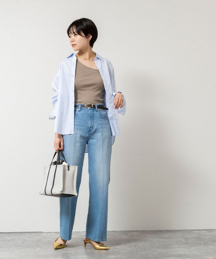 ウォッシャブルカップ付ワンショルタンクトップ
