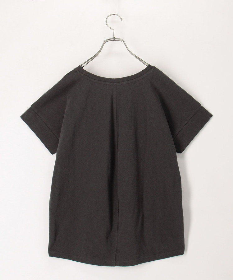 ドライタッチ天竺袖口ダブルTee