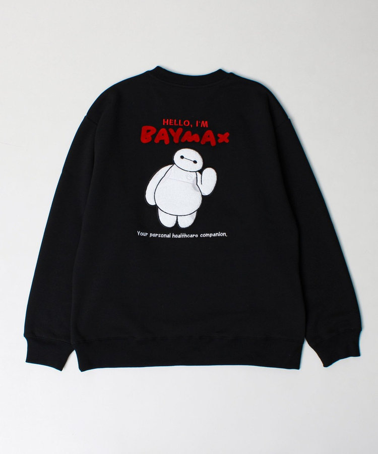 BAYMAX/ベイマックス】サガラ刺繍クルースウェット 裏起毛（6-0634-2