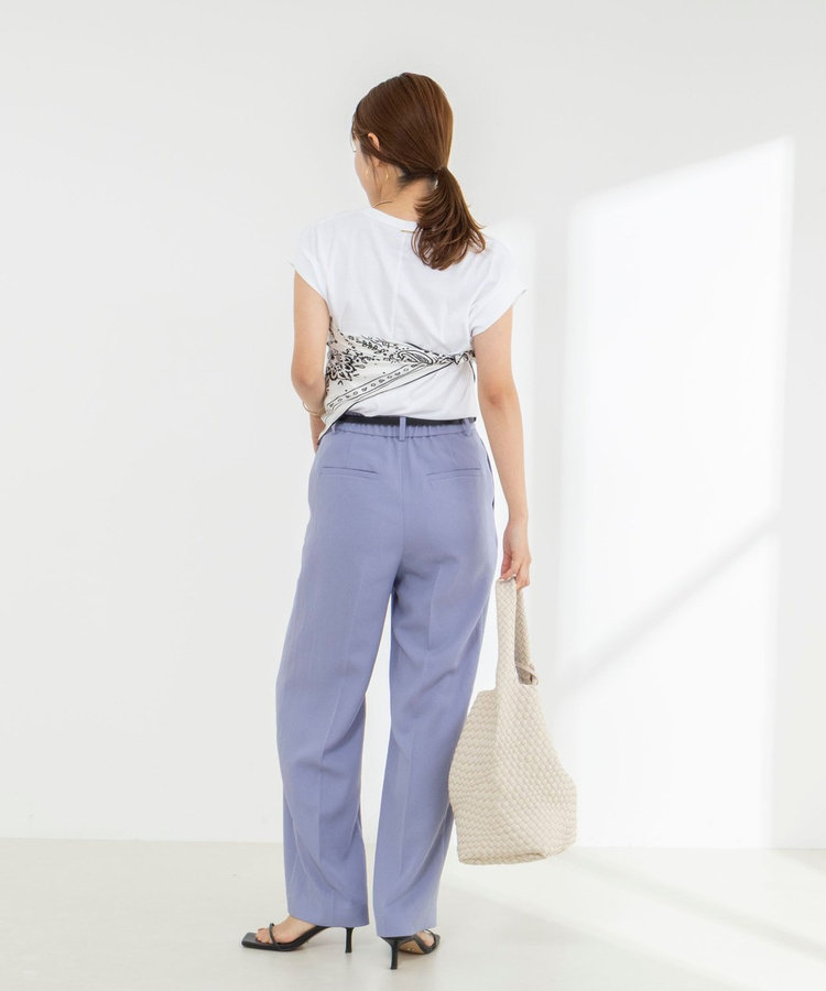 《ノーリーズオリジナル美容Tシャツ》シルクアミノ酸加工オーバーノースリーブ