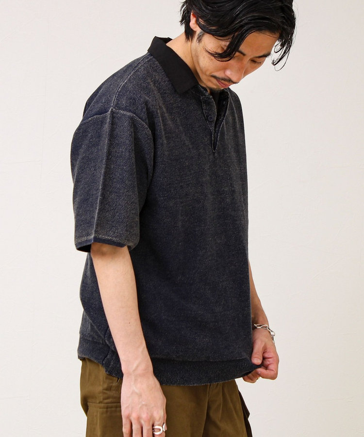 【大人の抜け感】スノーウォッシュ ヘンリーネックプルオーバー