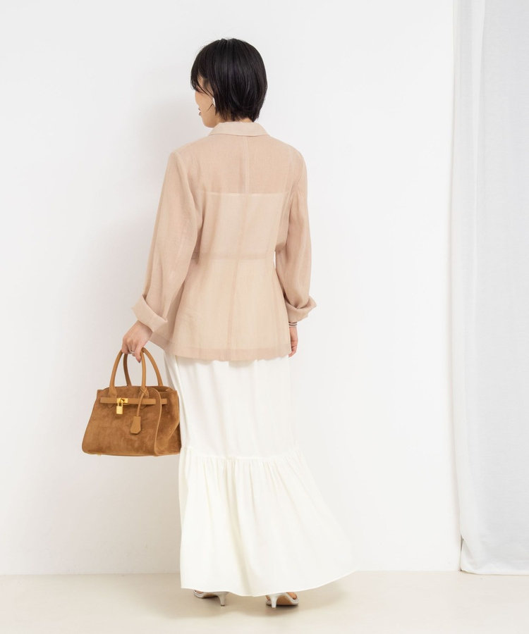 ［WEB限定 SPECIAL SALE！］撥水ストレッチギャザースカート