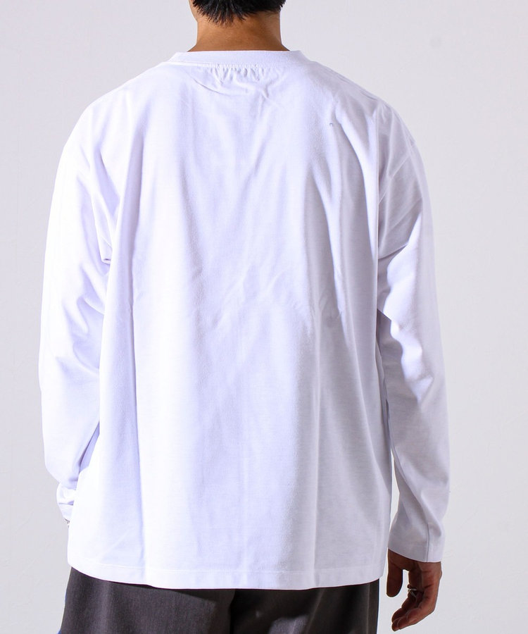 【MARUDE COTTON】ロープ刺繍Ｔ ロングスリーブ