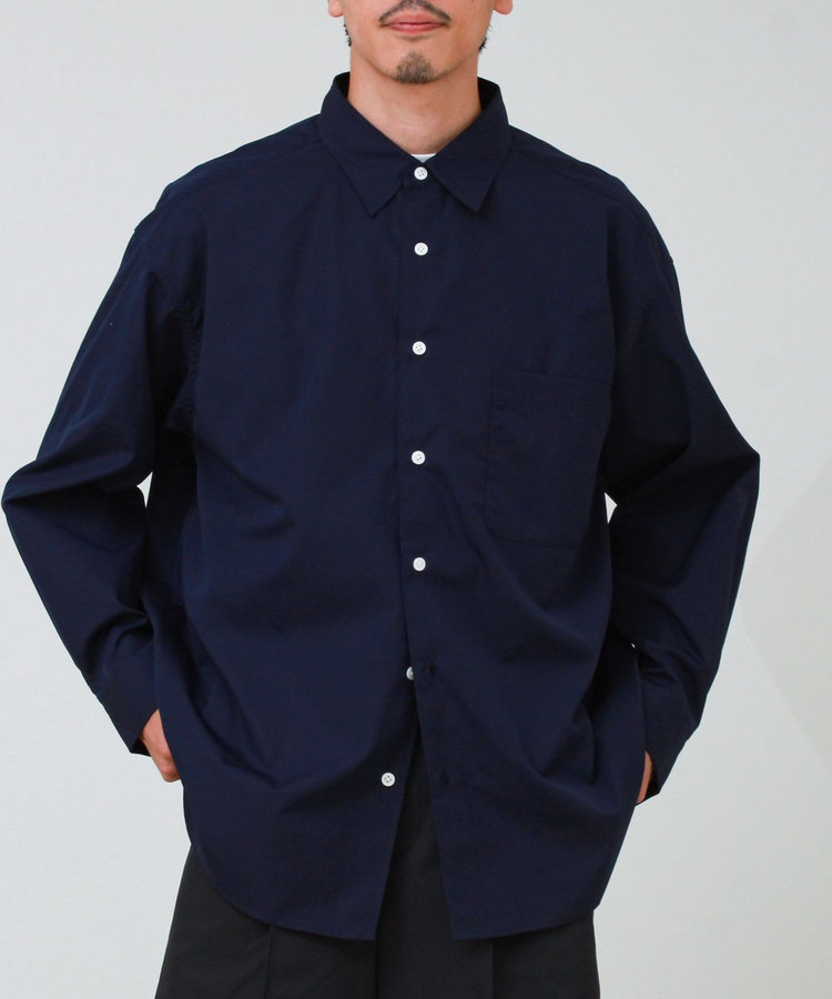 【上品なツヤ感と極上の着心地】supima cotton/スーピマコットン ロングスリーブシャツ