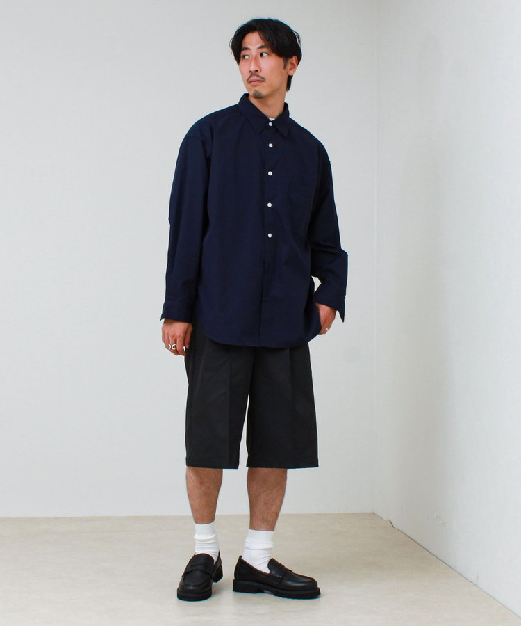 【上品なツヤ感と極上の着心地】supima cotton/スーピマコットン ロングスリーブシャツ