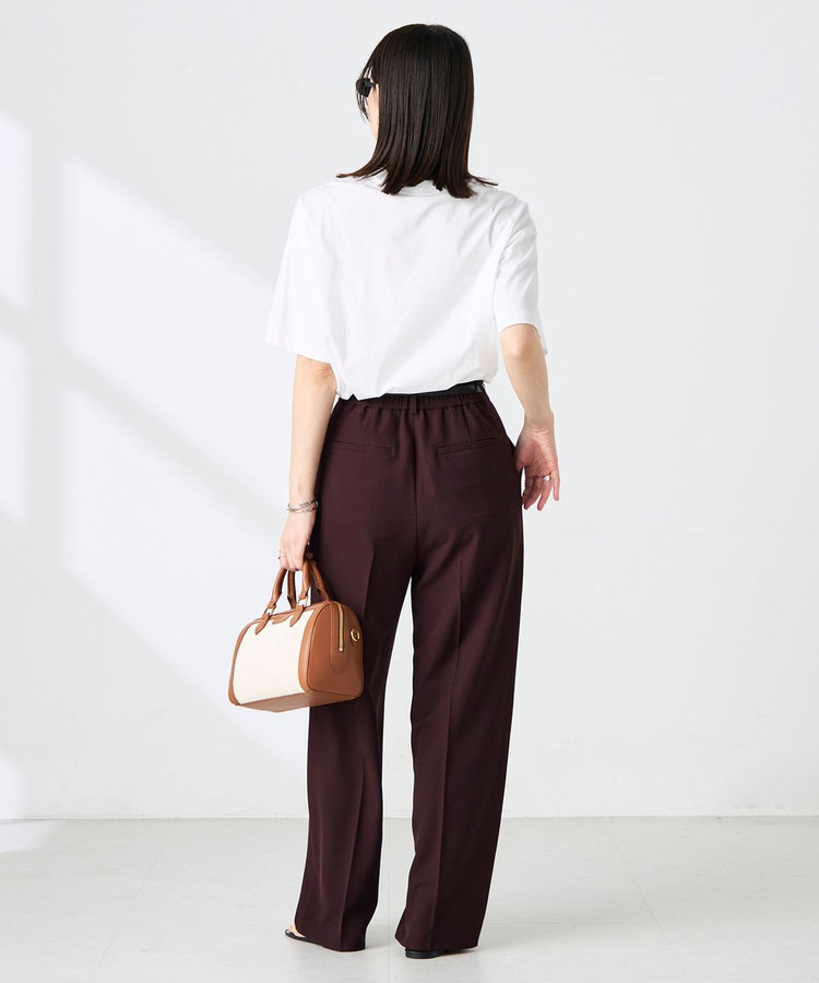 ［WEB限定 SPECIAL SALE！］《セットアップ対応》ウォッシャブルドライツイルワイドパンツ