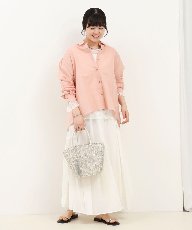 綿和紙ボイルシャツ