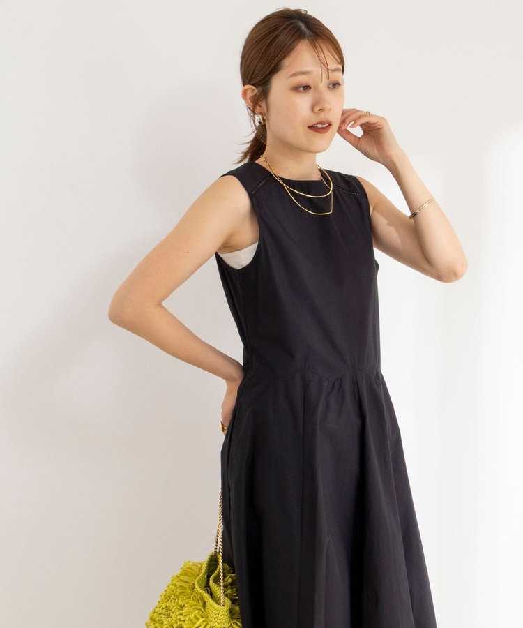 【MARILYN MOON/マリリーンムーン】ledder lace handkerchief skirt dress