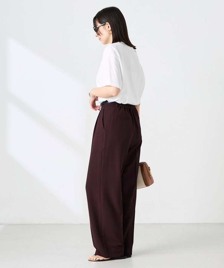 ［WEB限定 SPECIAL SALE！］《セットアップ対応》ウォッシャブルドライツイルワイドパンツ