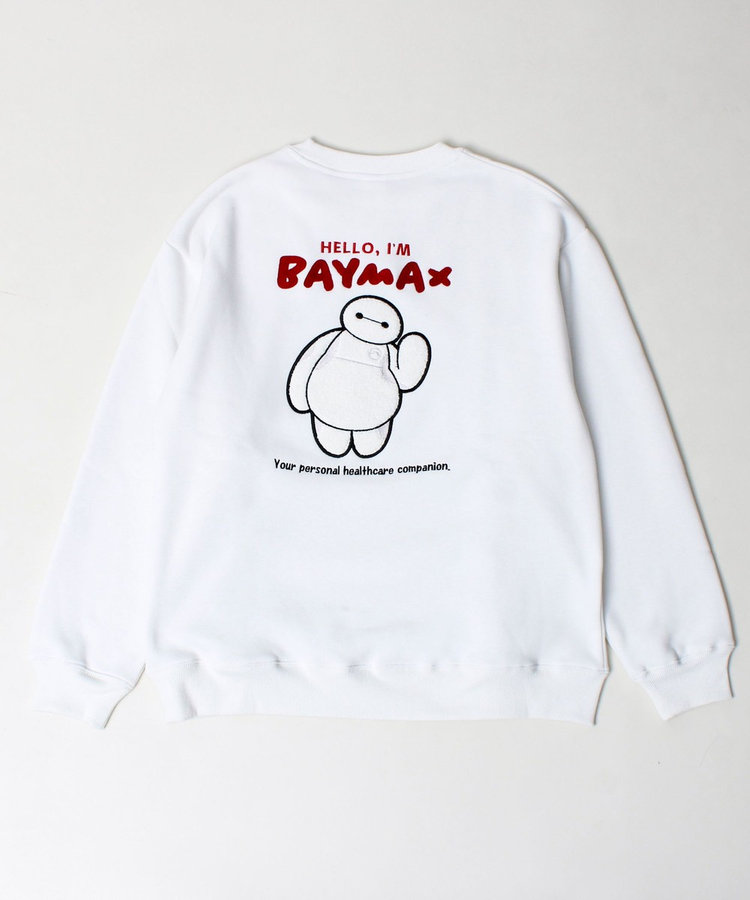 【BAYMAX/ベイマックス】サガラ刺繍クルースウェット 裏起毛
