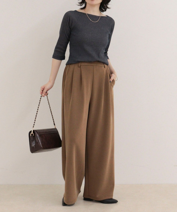［FREDY＆GLOSTER限定 TIME SALE！］フィブリルポンチタックパンツ