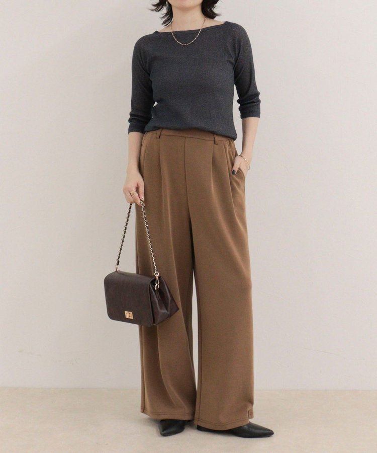 ［FREDY＆GLOSTER限定 TIME SALE！］フィブリルポンチタックパンツ