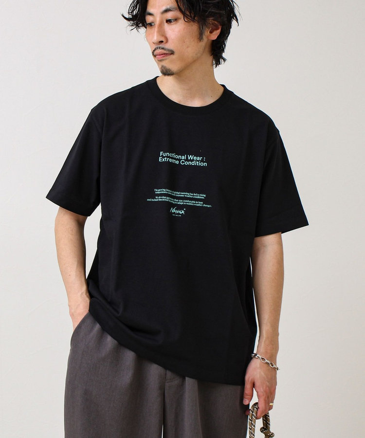 【NANGA×GLOSTER】別注3 Frontprint Tee