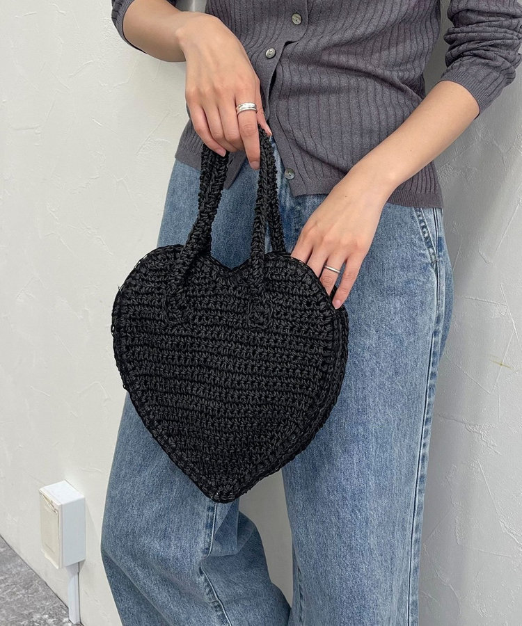 casselini ファーウエストバッグ(定価13,000円) CASSELINI/キャセリーニ 】ハート雑材バッグ（4-0502-1-32-113