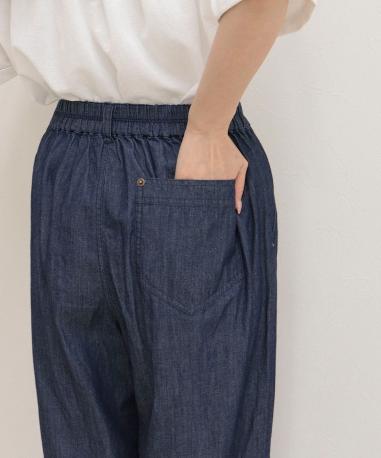 ライトオンスギャザーデニムパンツ
