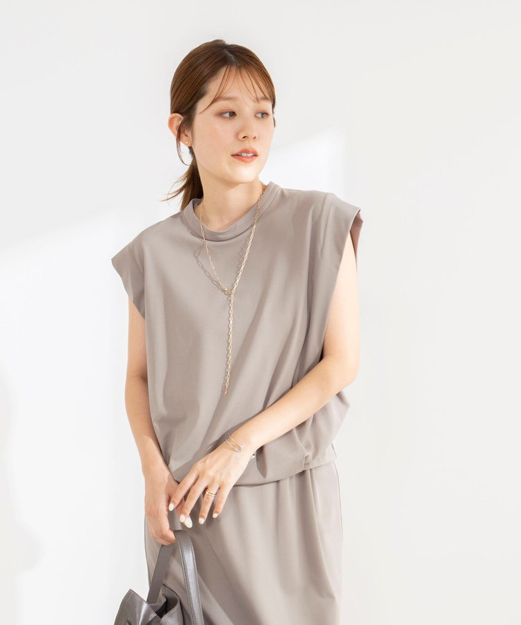 《セットアップ対応/接触冷感》BECシリーズ】ウォッシャブルハイスペックジャージノースリーブ