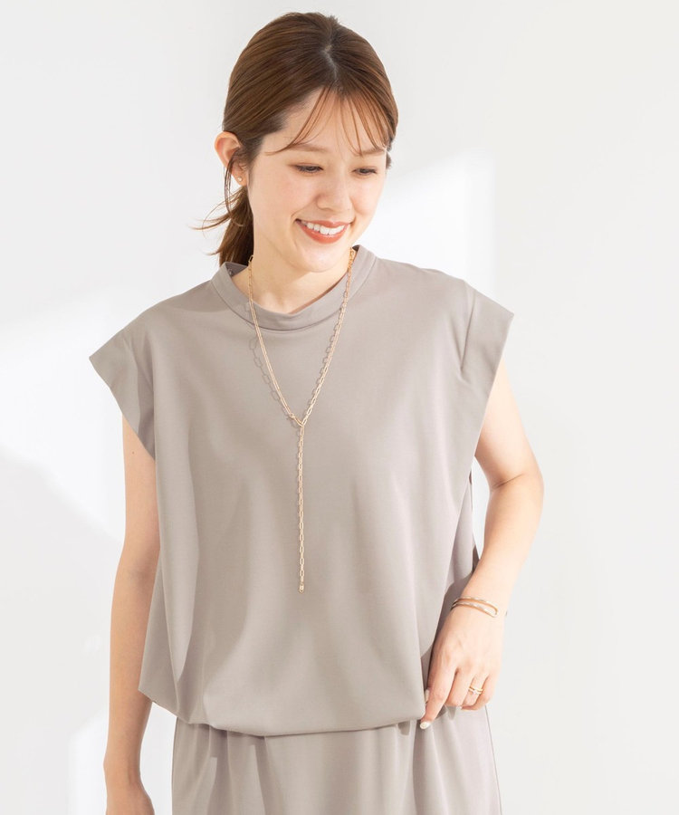 《セットアップ対応/接触冷感》BECシリーズ】ウォッシャブルハイスペックジャージノースリーブ
