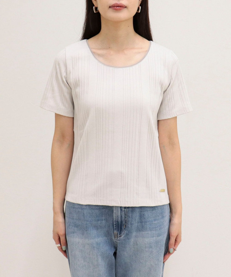 ［WEB限定 SPECIAL SALE！］ランダムテレコ5分袖Tシャツ