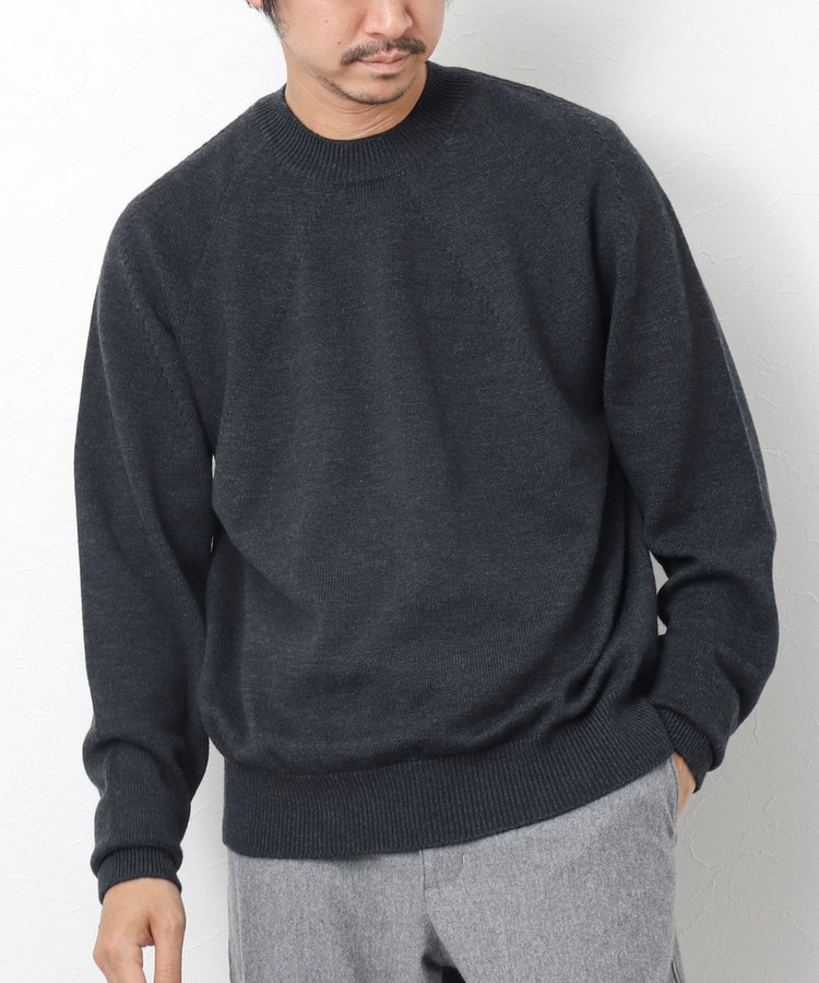 BATONER/バトナー】AGING WOOL SIGNATURE CREW NECK  クルーネックニット（4-0607-6-52-605）｜NOLLEY'S goodman(ノーリーズ  グッドマン）｜NOLLEY'S(ノーリーズ）｜men（MEN）｜NOLLEY'S MALL（ノーリーズ モール）