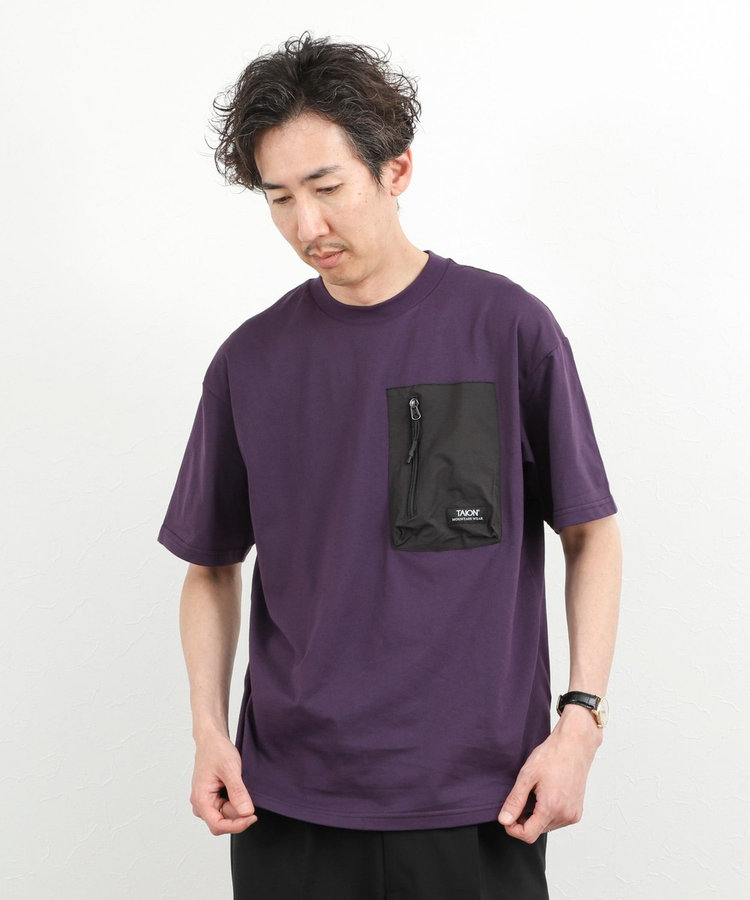 【WEB限定】【TAION/タイオン】MOUNTAIN POCKET T-SHIRT ポケットTシャツ 26SS