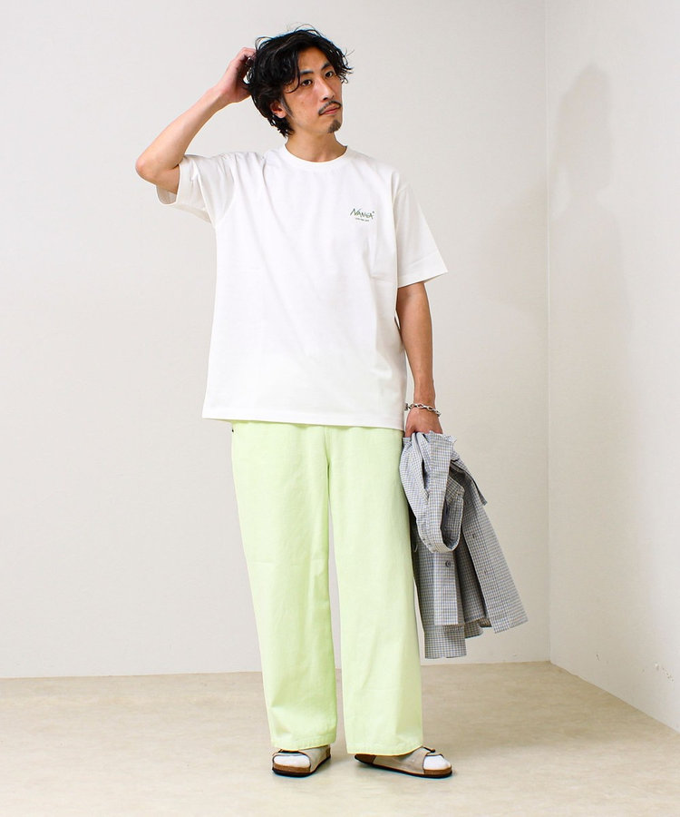 【NANGA×GLOSTER】別注1 Rect Backprint Tee