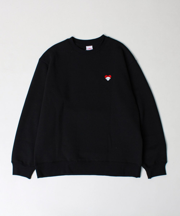 【BAYMAX/ベイマックス】サガラ刺繍クルースウェット 裏起毛