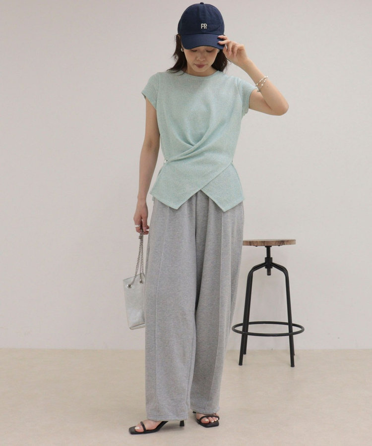 ニットソーカシュクールプルオーバー