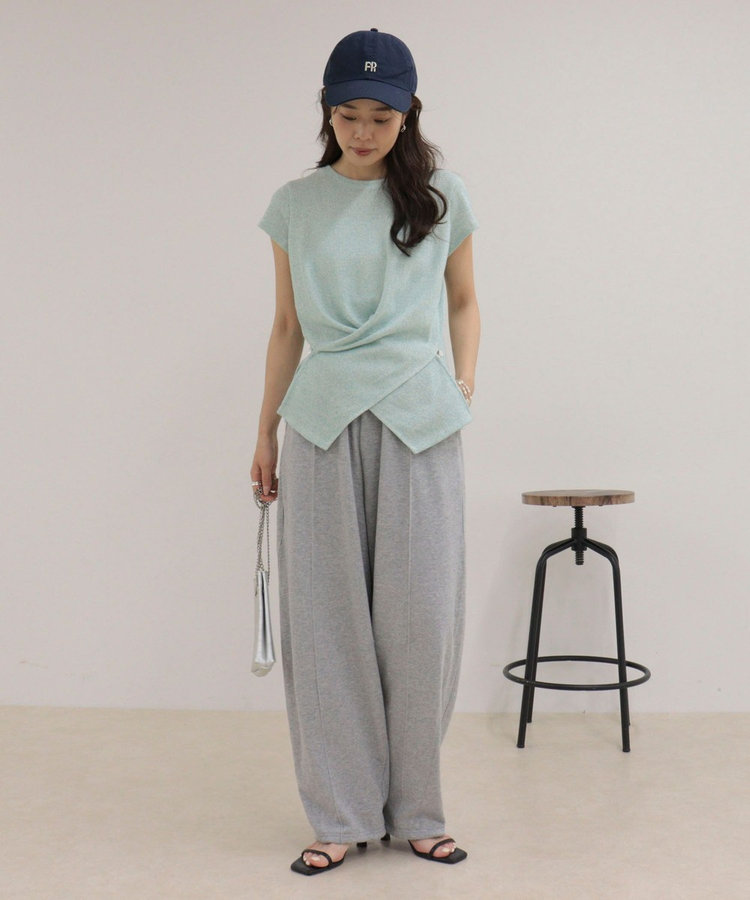ニットソーカシュクールプルオーバー