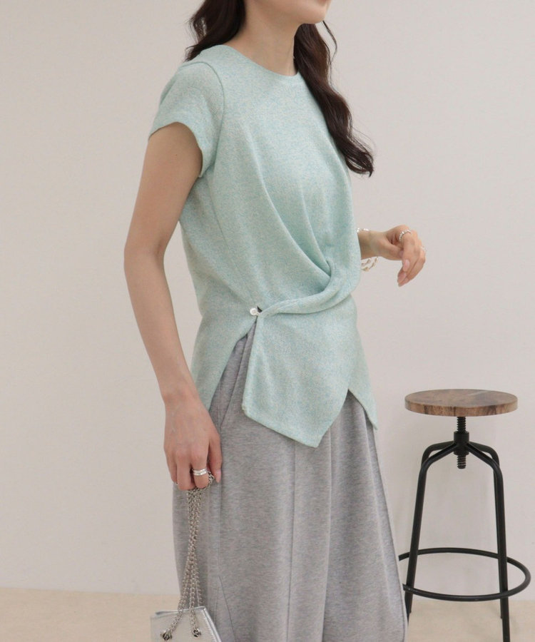 ニットソーカシュクールプルオーバー