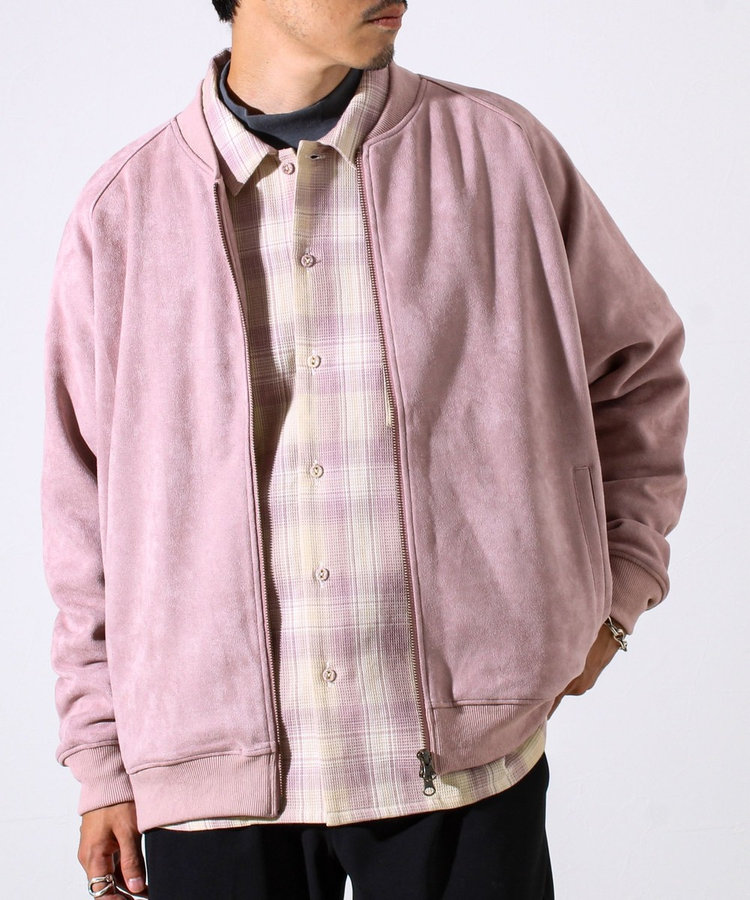 【秋の新定番】フェイクスエードMA-1ジップブルゾン