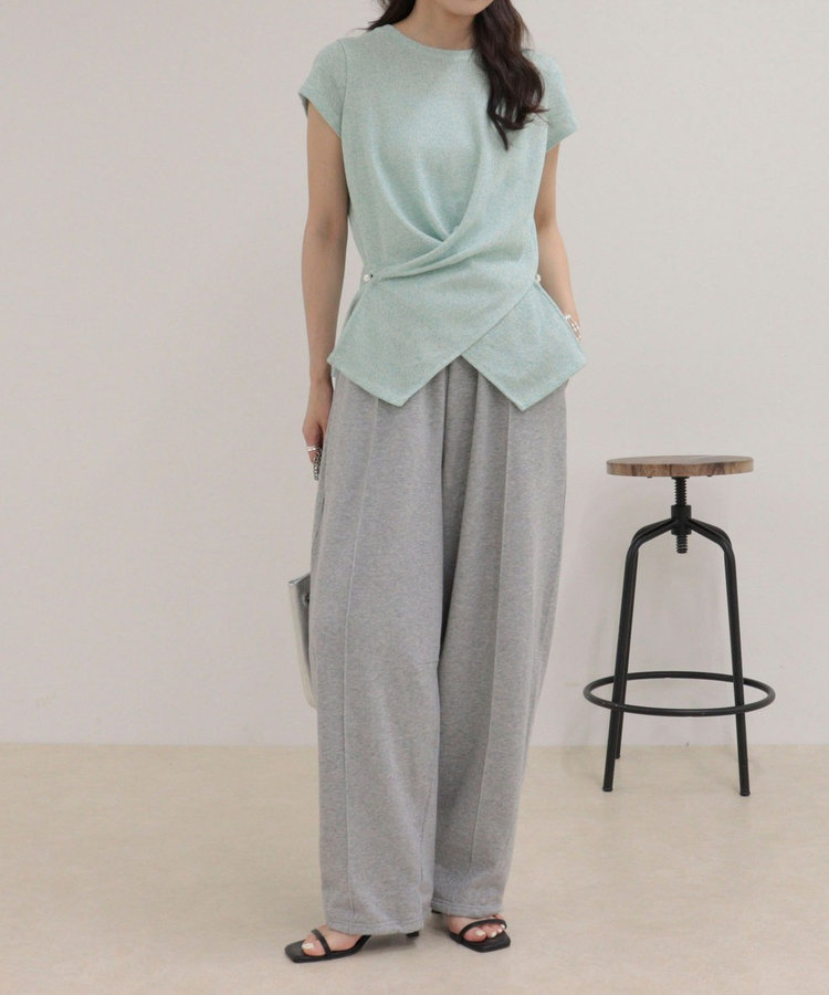 ニットソーカシュクールプルオーバー