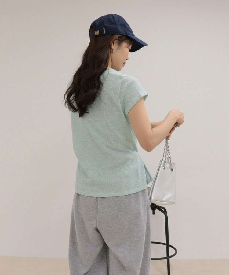 ニットソーカシュクールプルオーバー