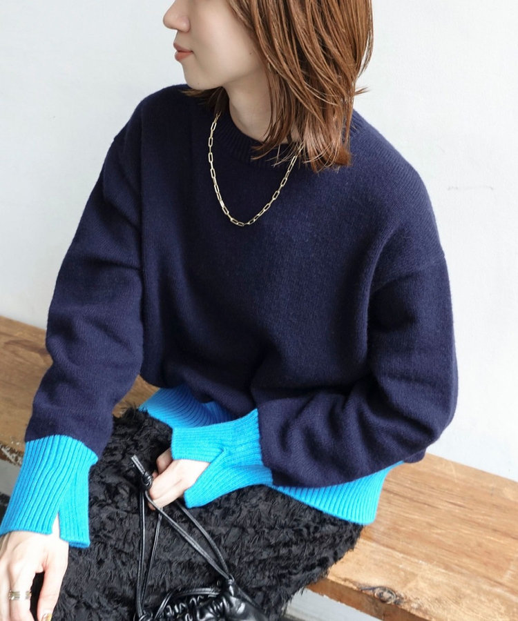 【WEB＆店舗限定カラーあり】MUSICクルーネックプルオーバー