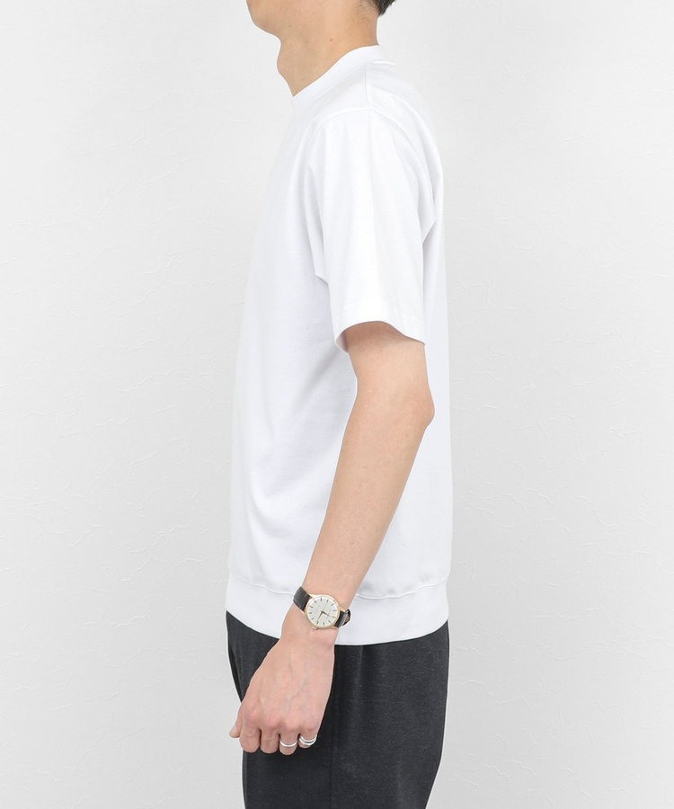 ［WEB限定 SPECIAL SALE！］《ビジカジ対応》シルケットスムース クルーネックドレスTシャツ 26SS