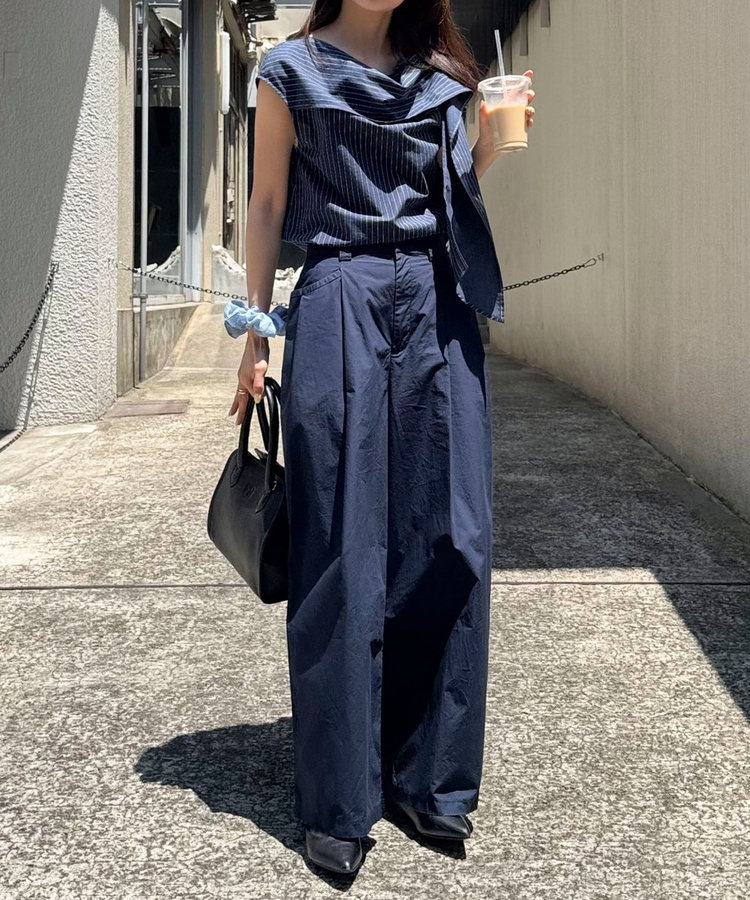 ストライプアレンジカラーブラウス
