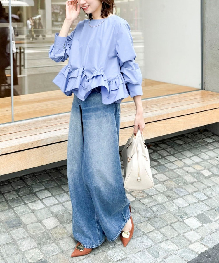 《4サイズ展開》【RM denim】ルーズワイドデニム