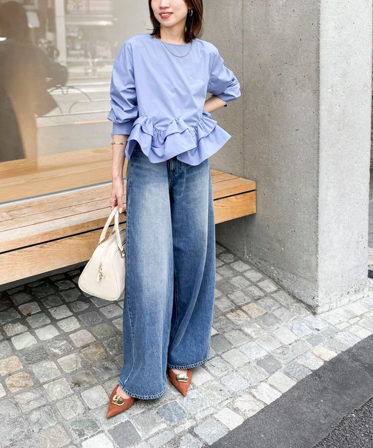 《4サイズ展開》【RM denim】ルーズワイドデニム