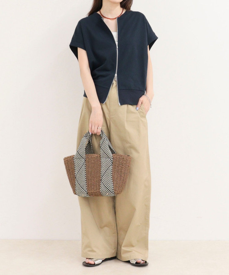 ［WEB限定 SPECIAL SALE！］ミニ裏毛前開きZIPプルオーバー