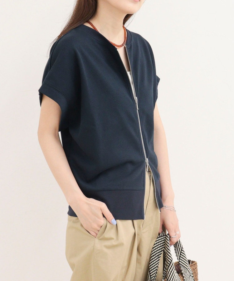 ［WEB限定 SPECIAL SALE！］ミニ裏毛前開きZIPプルオーバー