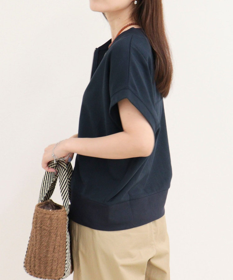 ［WEB限定 SPECIAL SALE！］ミニ裏毛前開きZIPプルオーバー