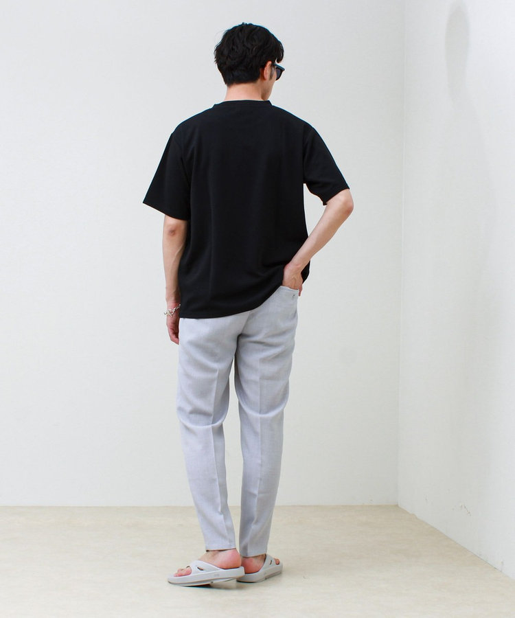 【セットアップ対応】リネンライクキャンバスパンツ
