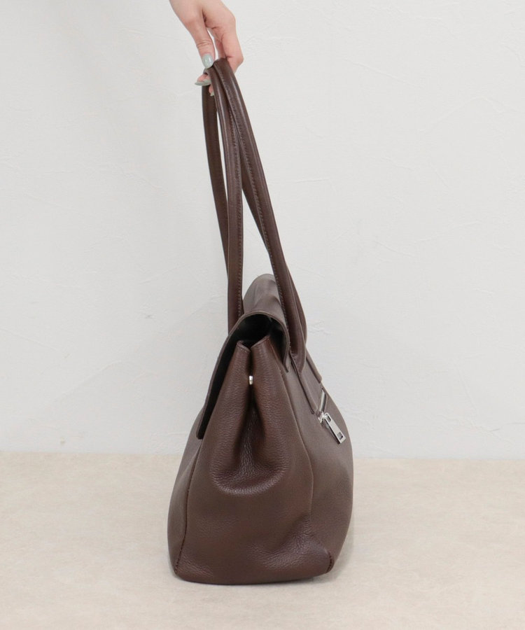 【WEB限定 GW SPECIAL PRICE】【@sora_522m企画/本革/A4サイズ対応】フラップデザインレザーバッグ