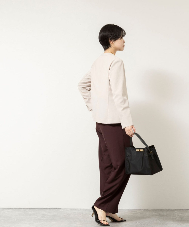［WEB限定 SPECIAL SALE！］《セットアップ対応》ウォッシャブルドライツイルワイドパンツ